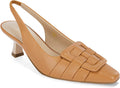 Womens Sling Back Kitten Heels Low Dress Shoes (Style PPBC)
