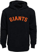 MLB Youth Team Color Fleece Wordmark Pullover Hoodie - Kids