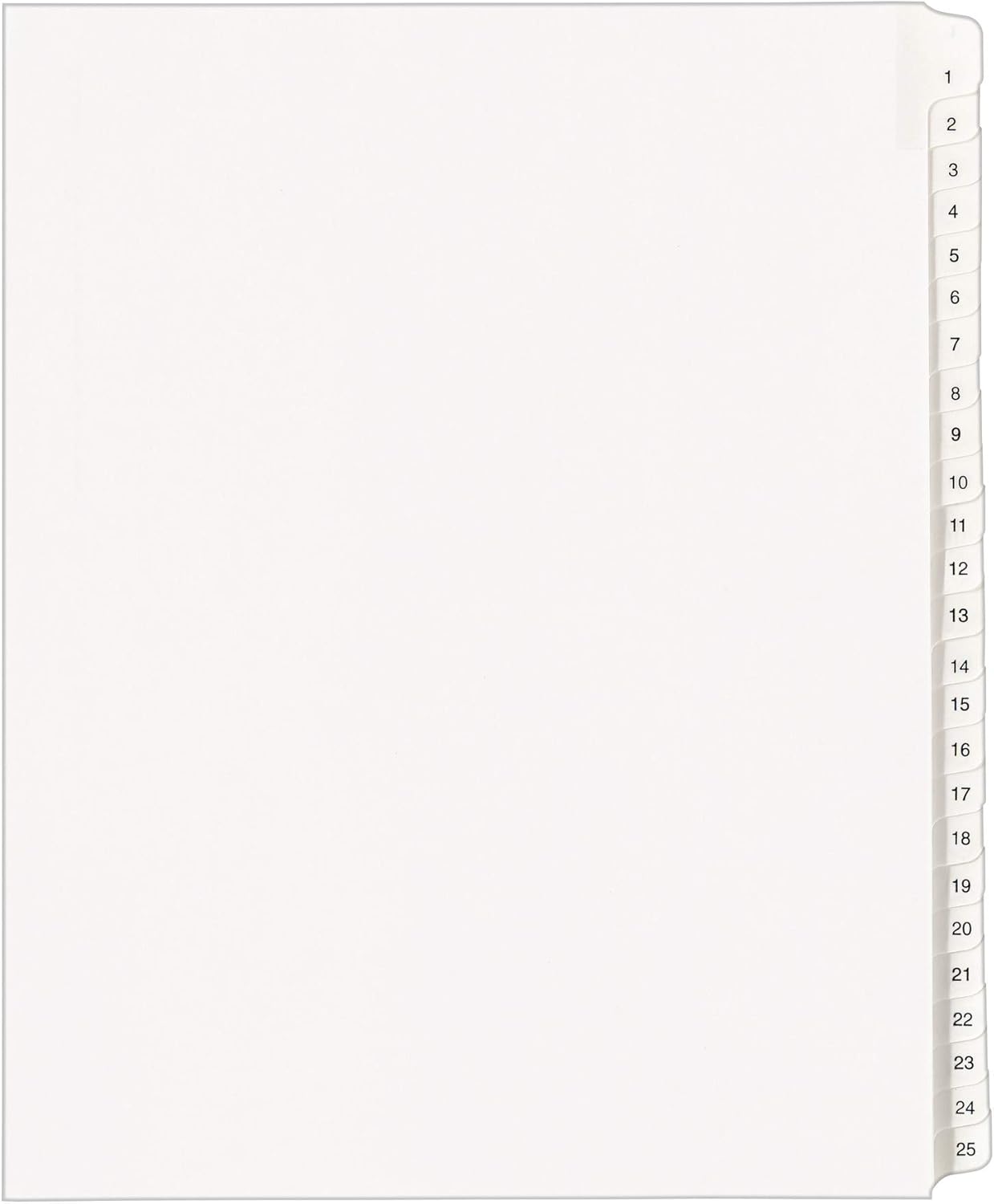 Avery 1-25 Legal Exhibit Dividers for 3 Ring Binders Review