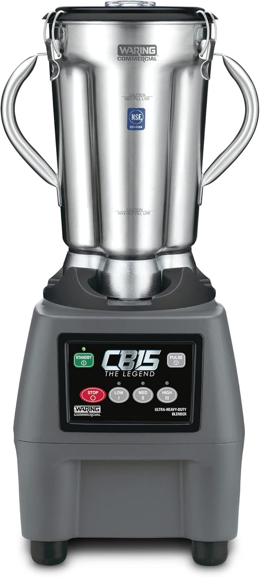Waring CB15 Blender: Powerful 3.75 HP, Stainless Steel Container