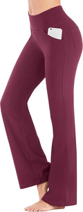 IUGA Yoga Pants Women Wide Leg High Waist Bootcut - Tummy Control skin