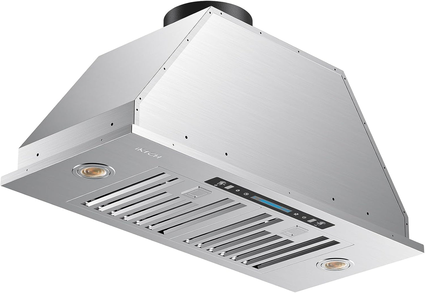 IKTCH 36 inch Insert Range Hood with 390 CFM Low Noise Design