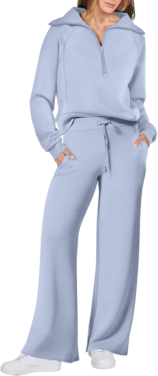 Stylish 2 Piece Outfits for Women - Fall Fashion Lounge Set