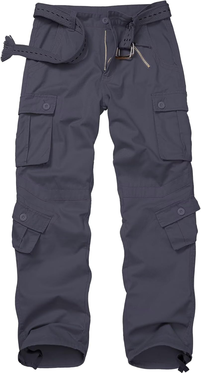 Womens Cargo Pants with Pockets for Outdoor Casual Wear