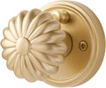 Brushed Gold Privacy Door Knob - Interior Light Gold Door Handle