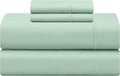 Split King 5-Piece Sheet Set in Soft Sage - 500 TC Cotton Sateen