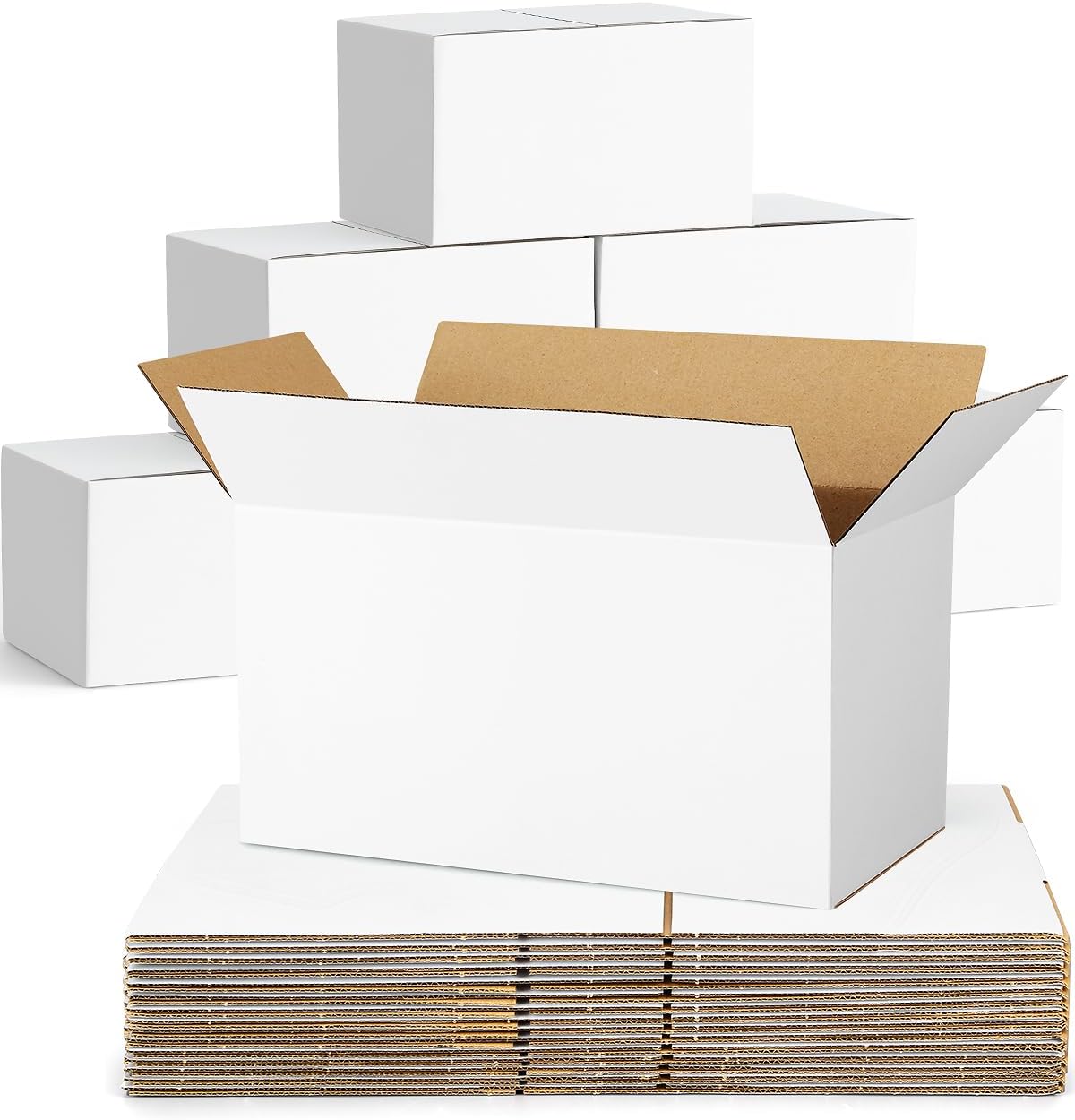Small Shipping Boxes 40 Pack for Packing and Mailing Needs
