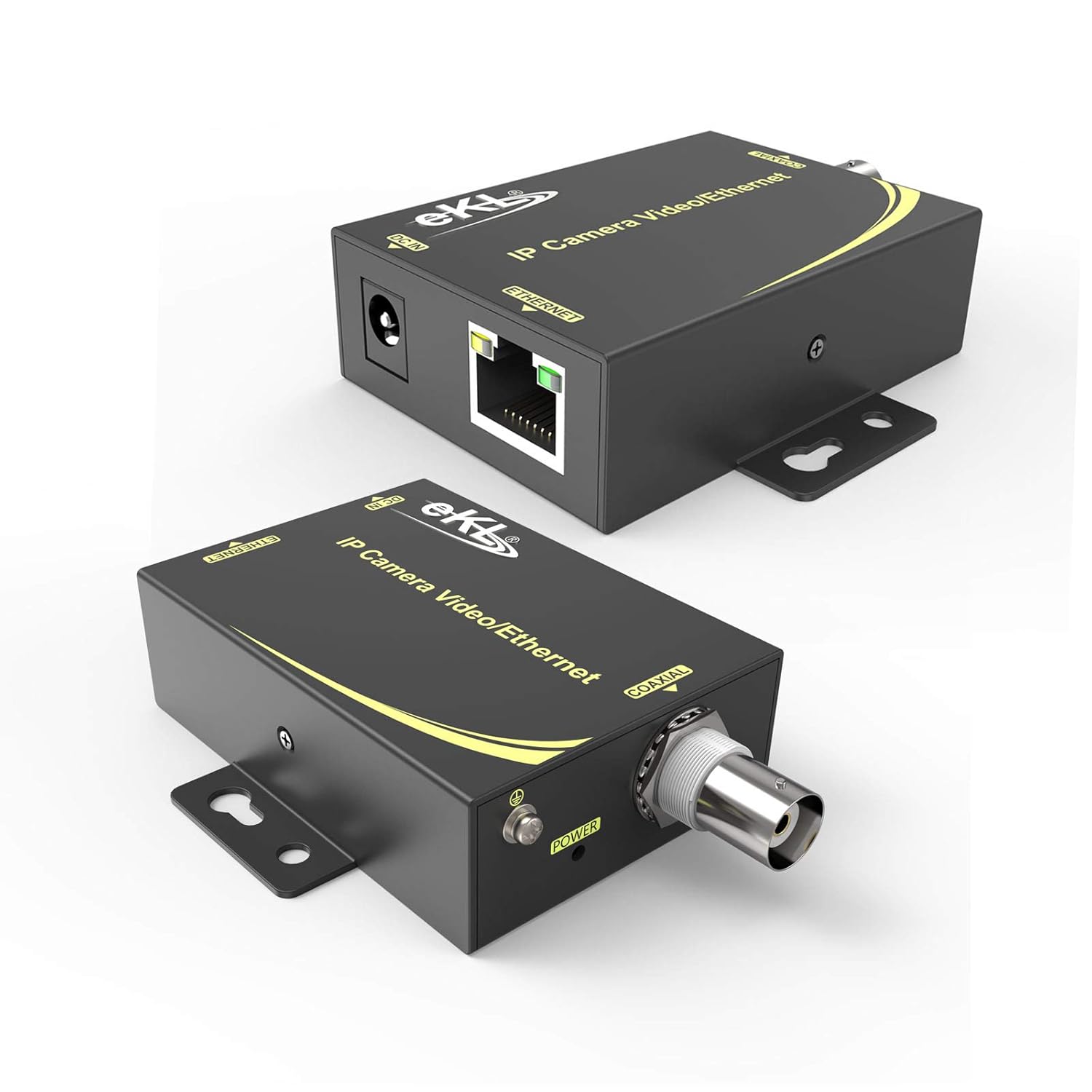 eKL IP Extender Kit Over Coax Cable for CCTV Cameras Setup