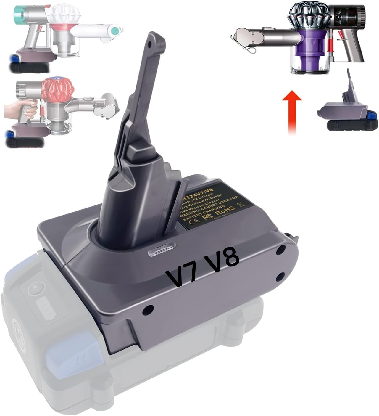 Ultimate Kobalt 24V to Dyson V7 V8 Adapter!