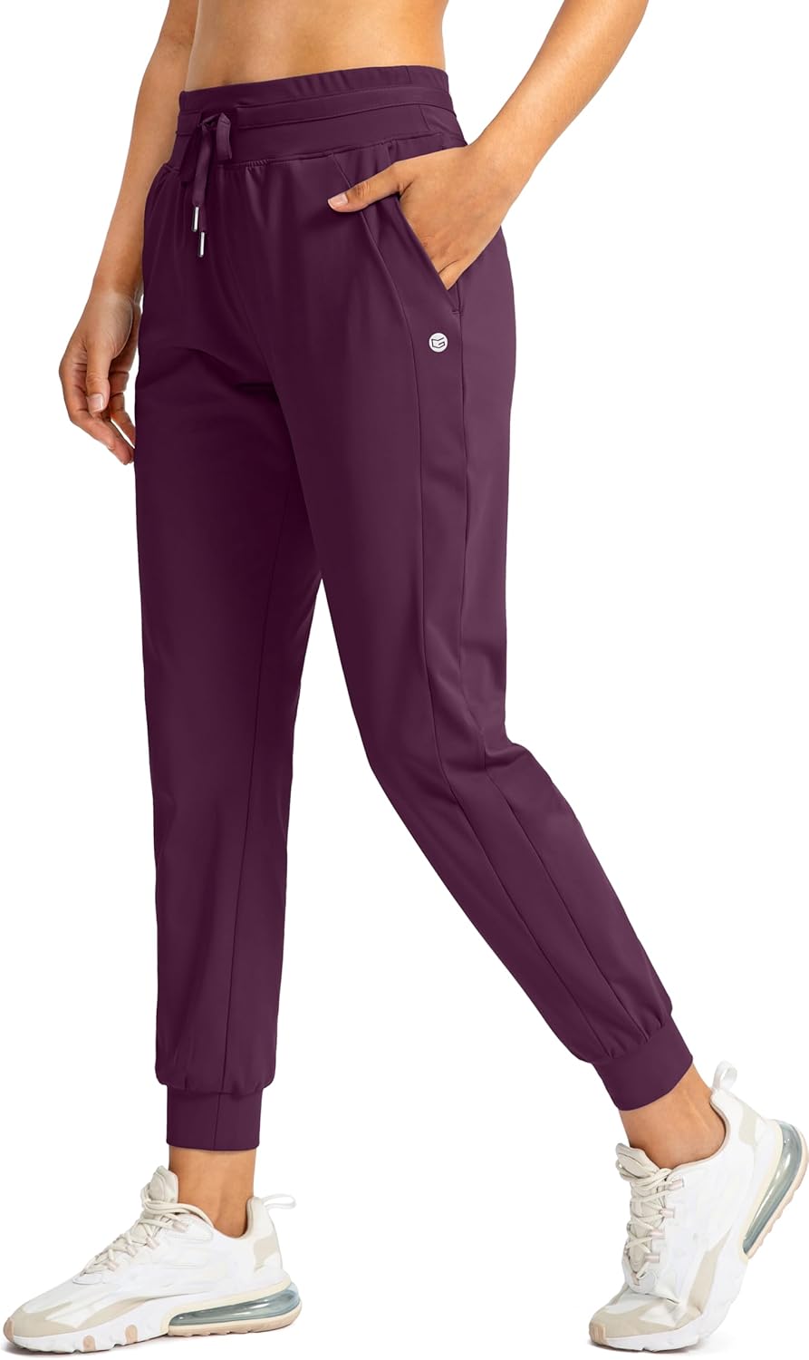 G Gradual Women's Joggers Pants with Zipper Pockets for Comfort