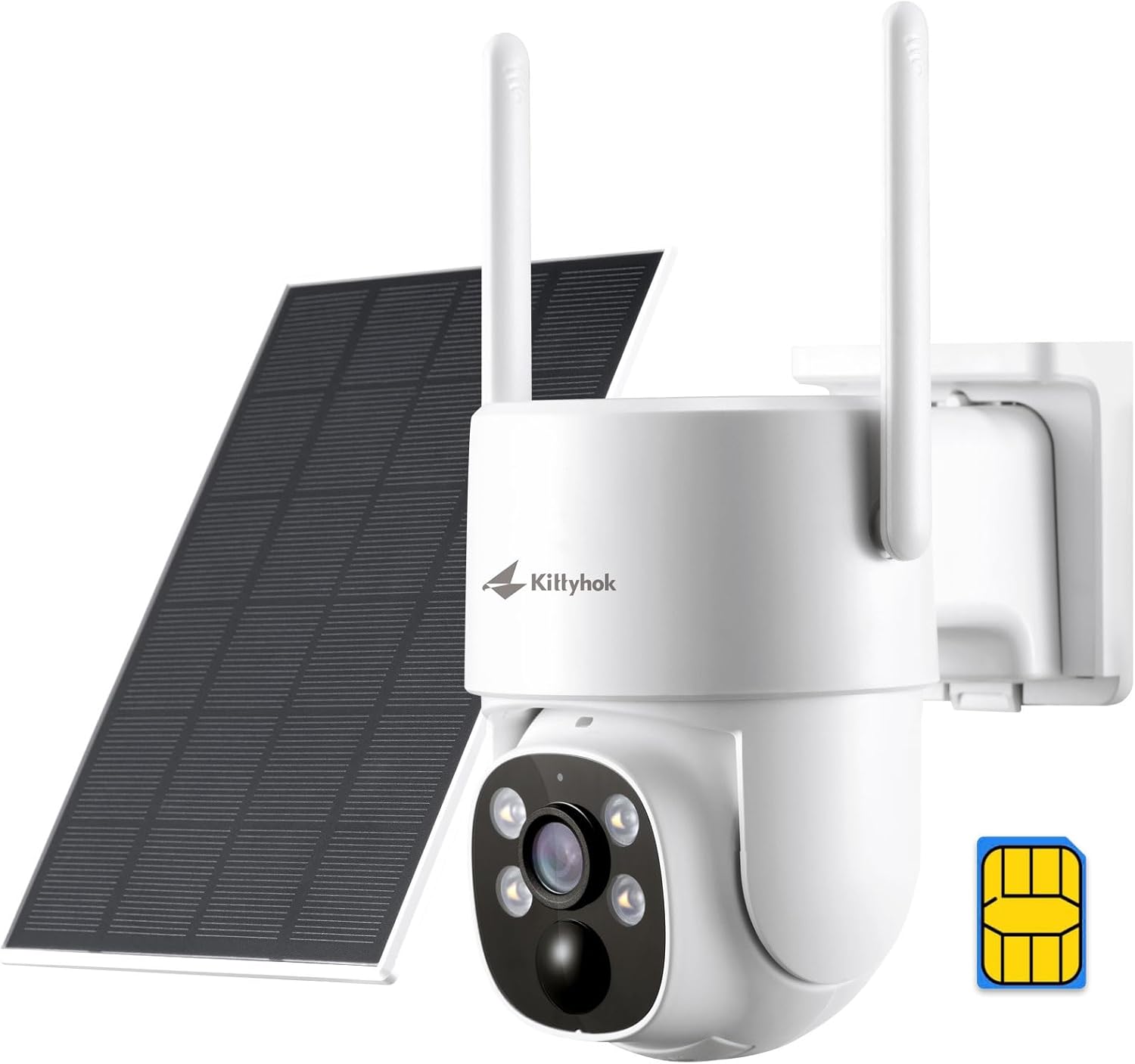 Kittyhok 4G LTE Solar Security Camera for Off-Grid Protection
