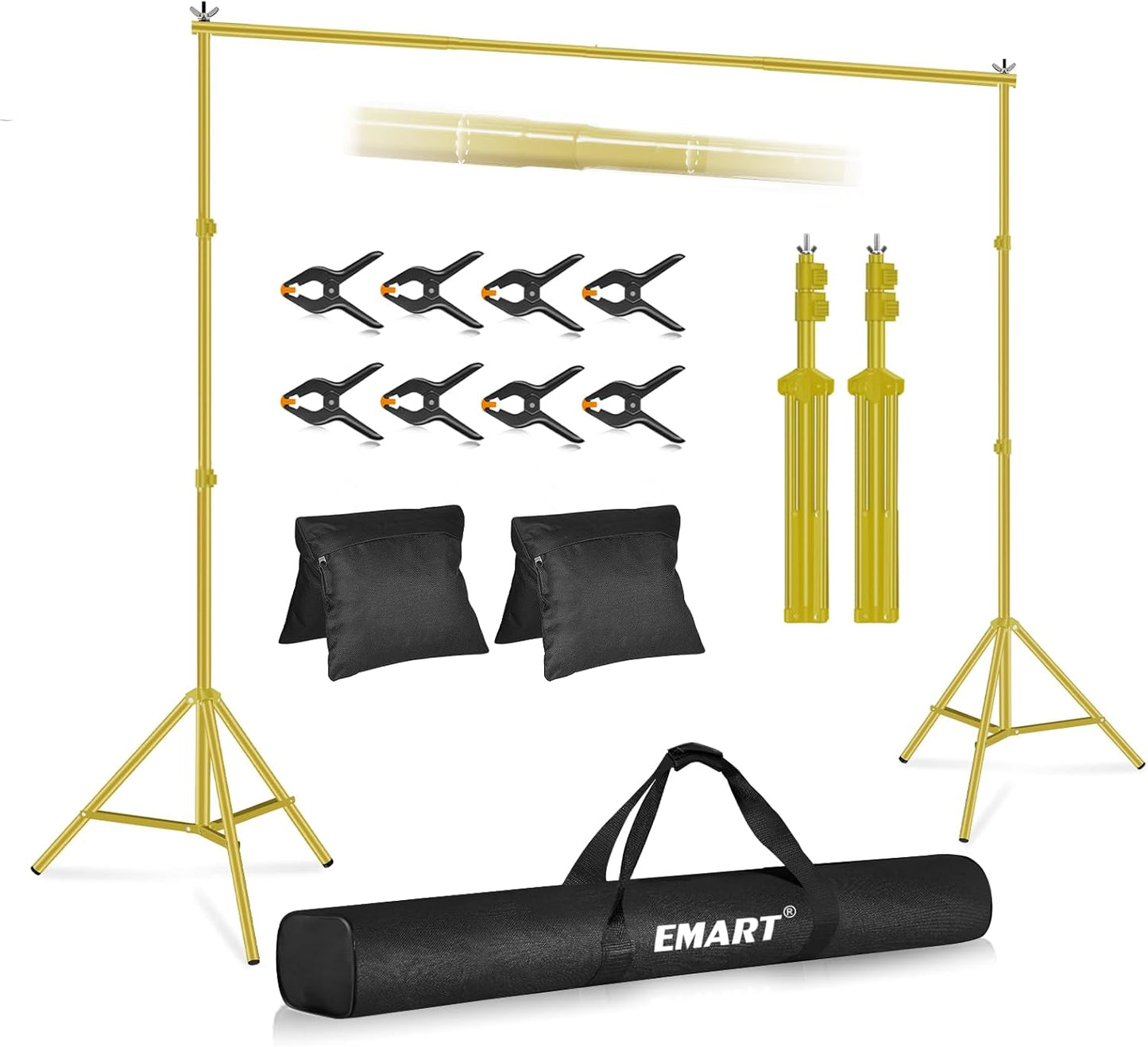 EMART Backdrop Stand 10x7ft for Photo Studio and Events
