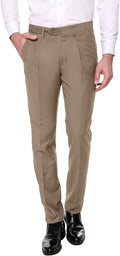 COOFANDY Men's Classic Fit Flat Front Dress Pants - No Iron Comfort if