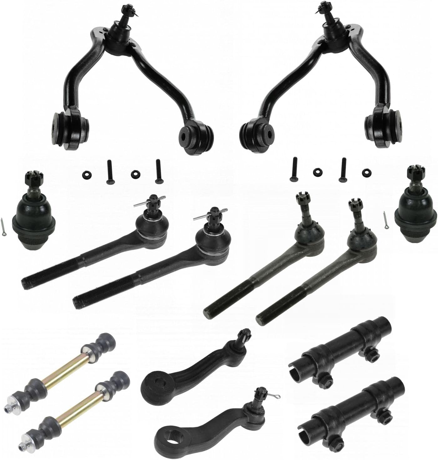 TRQ Front Steering & Suspension Kit for Chevrolet GMC Vehicles