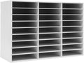 Literature Organizer with 27 Slots for Home School Office Use