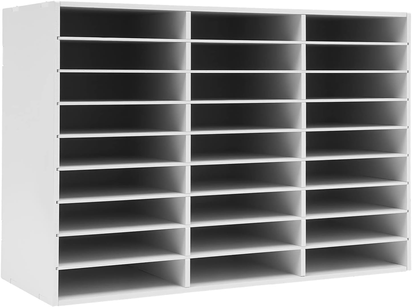 Literature Organizer with 27 Slots for Home School Office Use