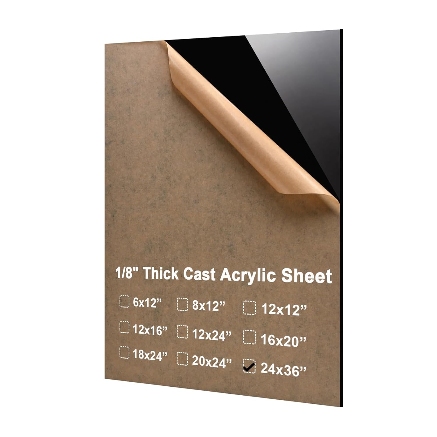24x36 Plexiglass Sheets for DIY Projects and Crafts - 1/8 inch