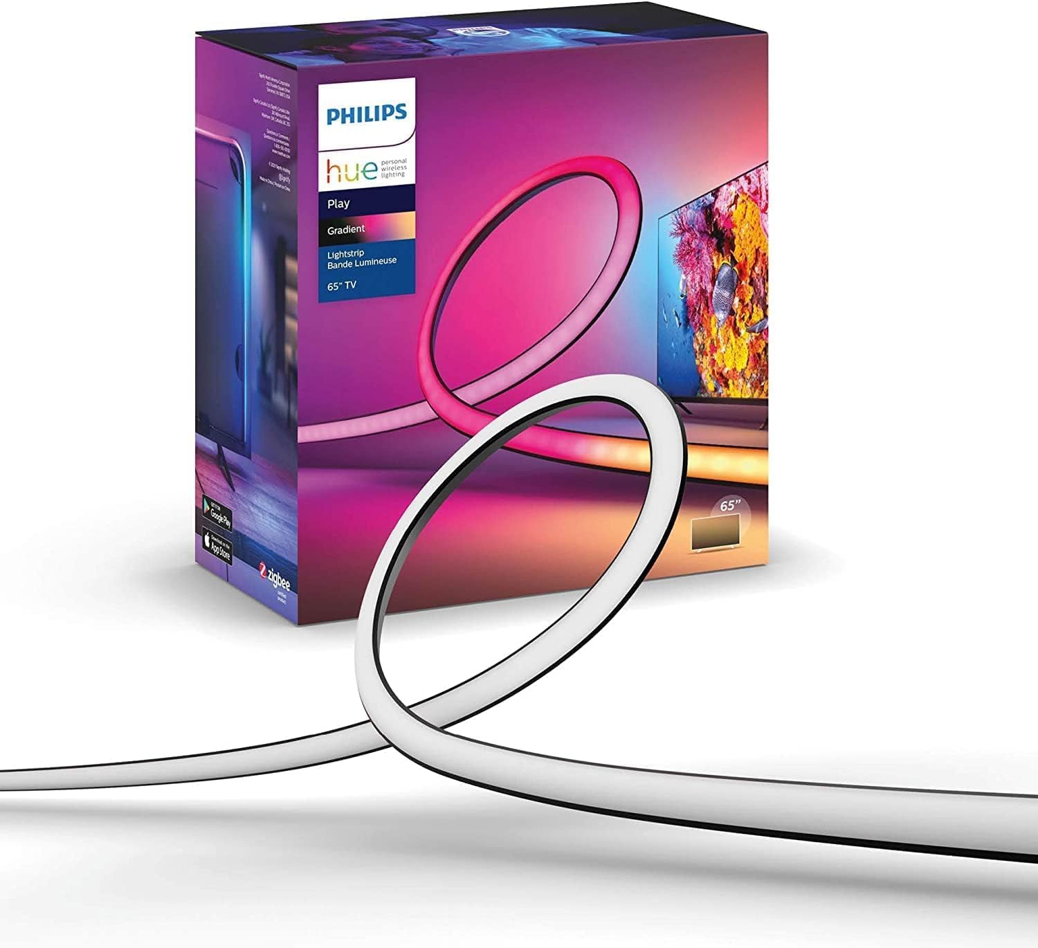 Philips Hue Gradient LED LightStrip for Smart Surround Lighting