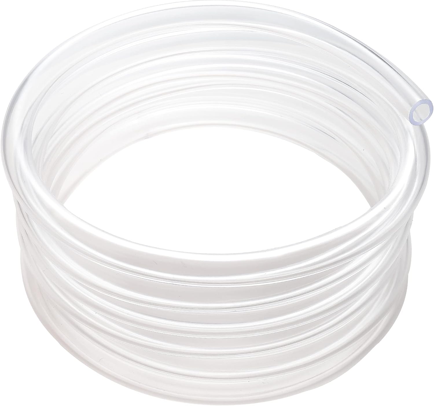Clear Vinyl Tubing 3/4in ID 1in OD - 50 Ft Flexible Hose