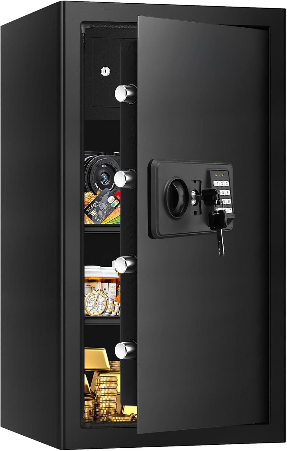 6.0 Cub Large Home Safe for Fireproof and Waterproof Security