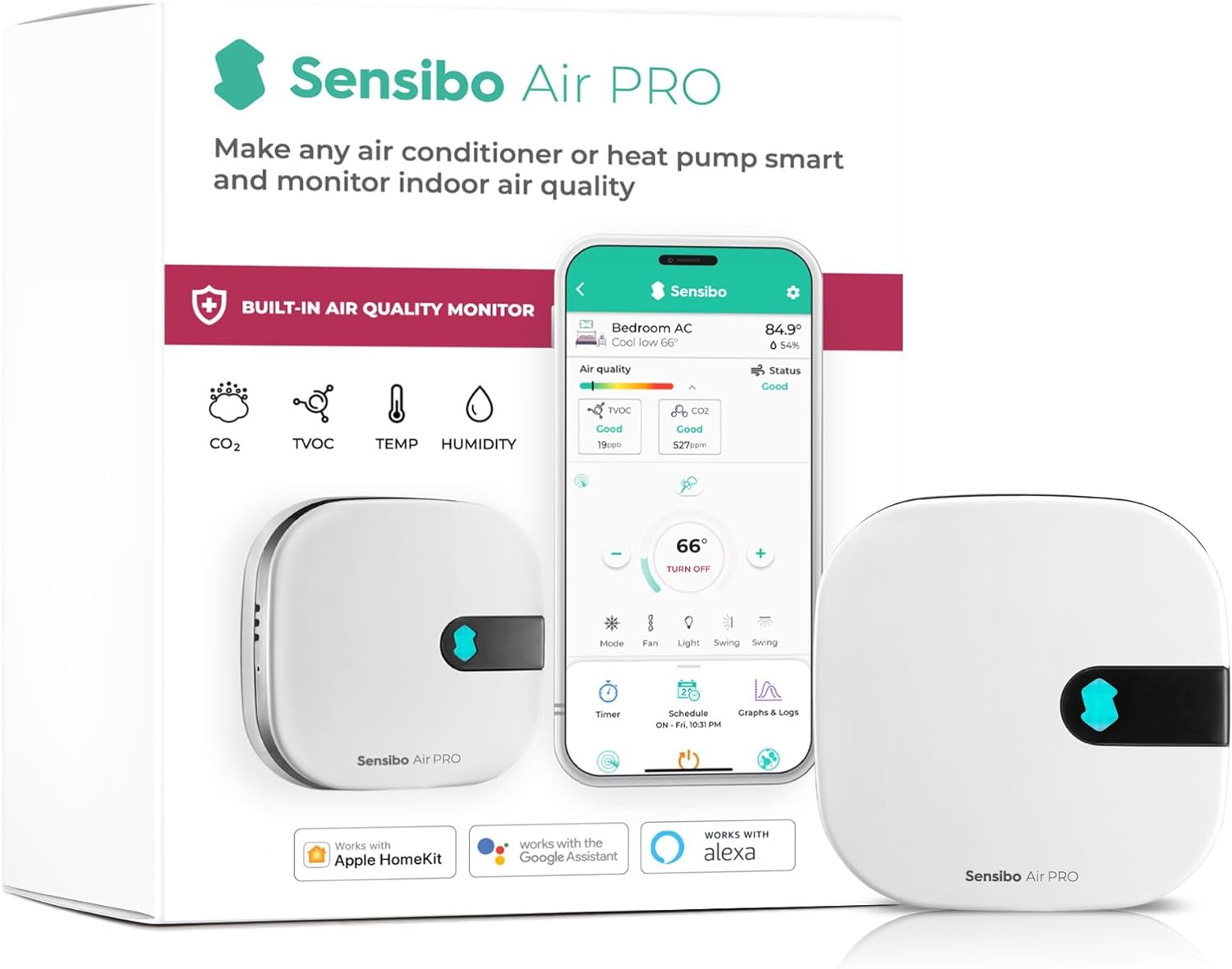 Sensibo Air PRO: Smart Thermostat & Air Quality Sensor