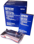 Epson ERC38BR Cash Register Ribbon Black/Red - 10 Ribbons