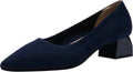 Women's Pumps Kitten Heels Pointed Toe Knit Slip On - Comfortable Low