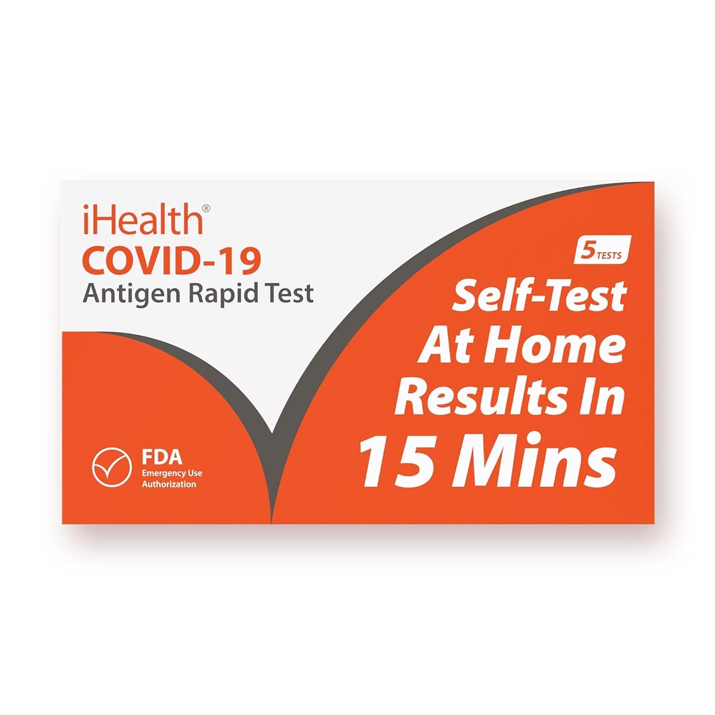 iHealth COVID-19 Antigen Rapid Test for Quick Home Testing