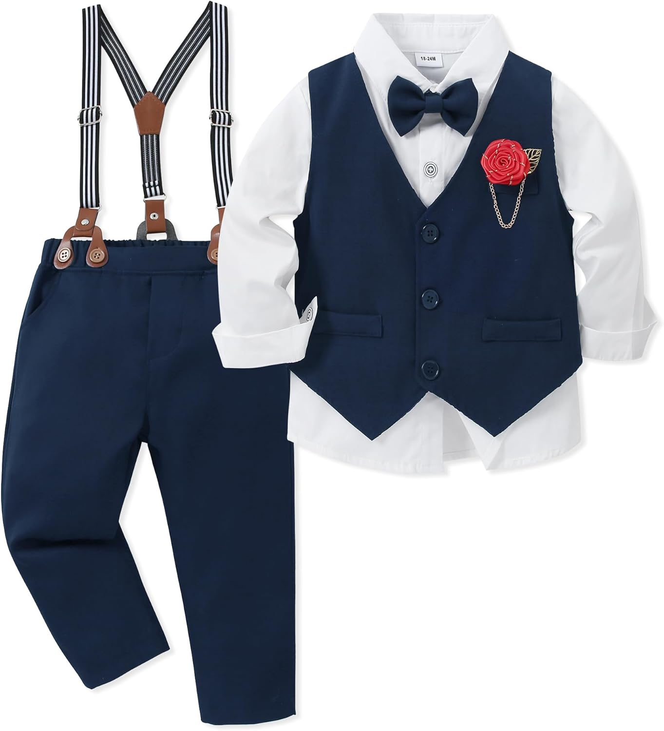WESIDOM Toddler Boy Clothes Suit Set for Formal Occasions