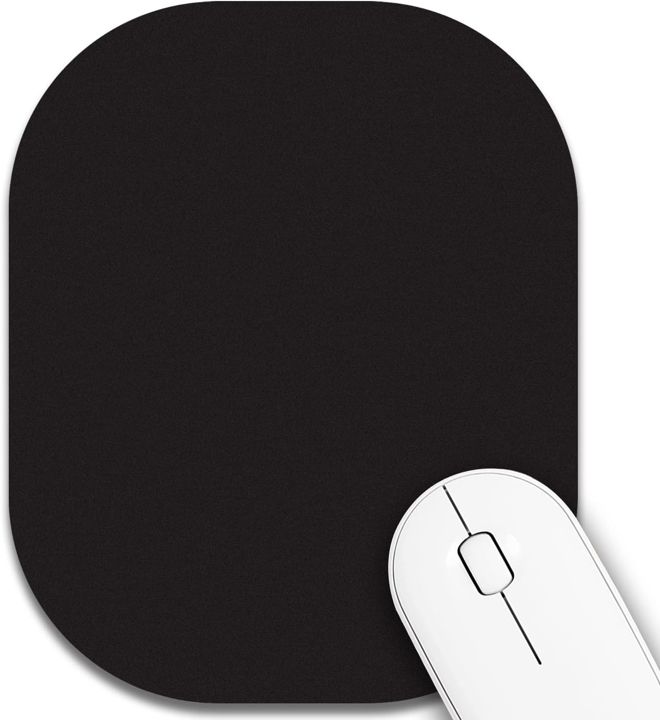 Compact Non-Slip Mouse Pad 6x7 Inch - Travel Friendly
