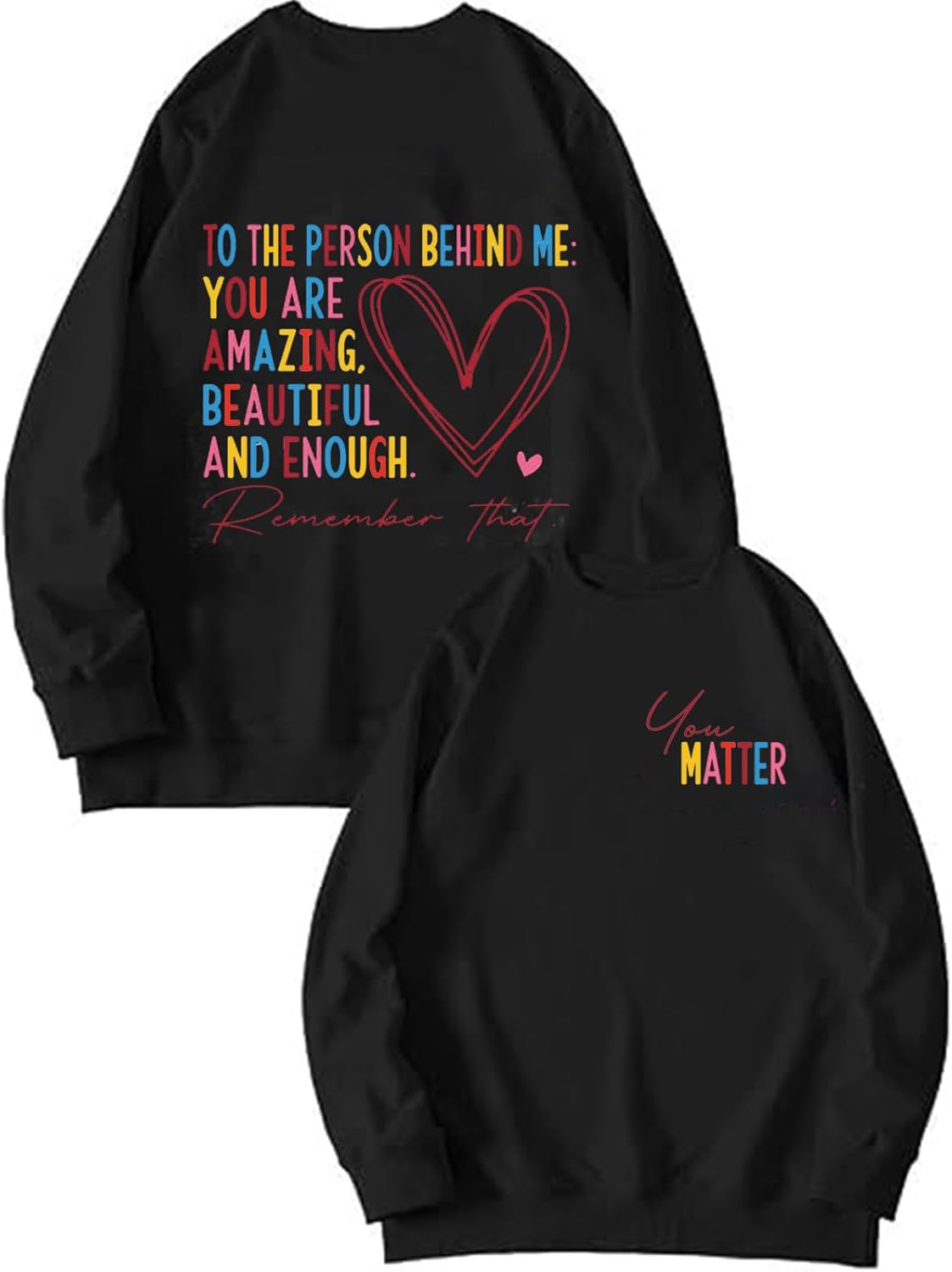 Mental Health Love Heart Sweatshirt