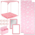 Locker Organizer and Accessories Kit for Girls - Pink Locker
