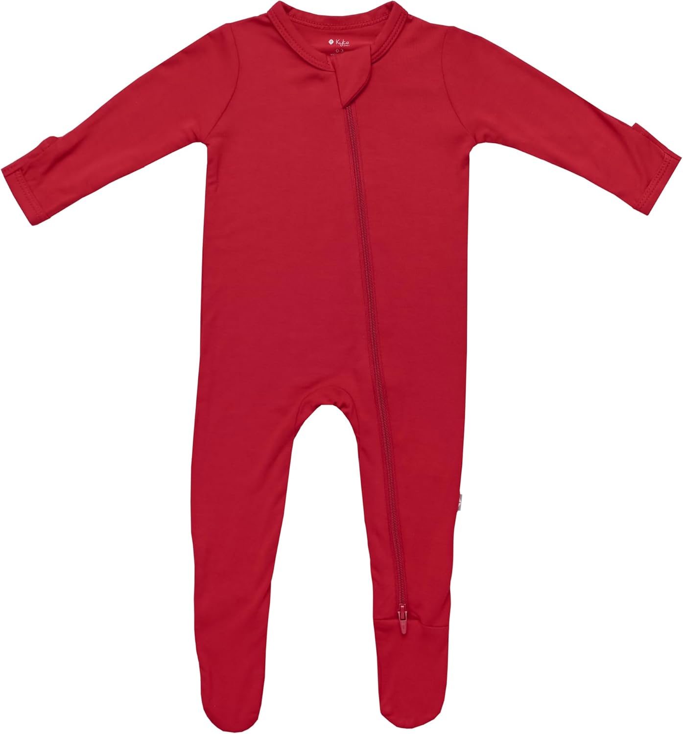 KYTE BABY Unisex Zipper Closure Footies for Infants 0-24 Months