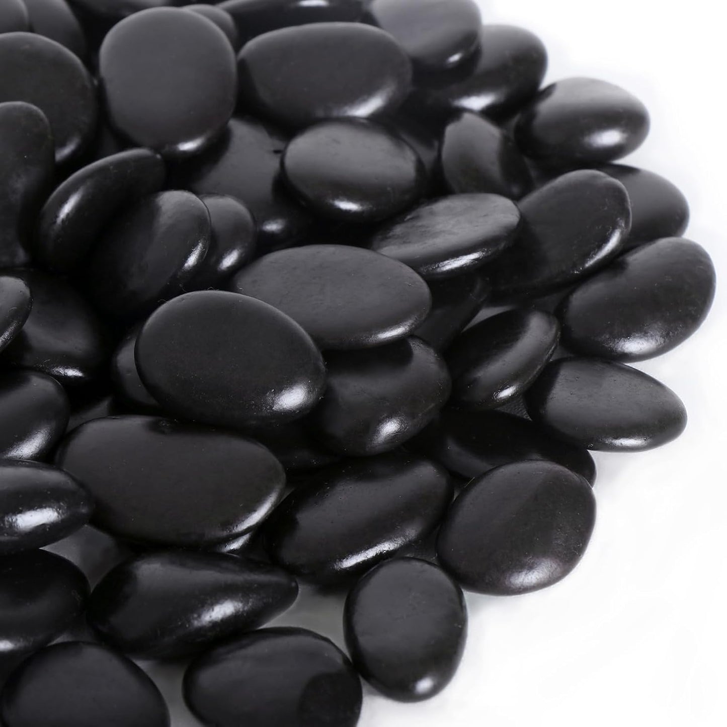 Calofulston 30LB Black Rock for Plants, Vases, and Landscaping
