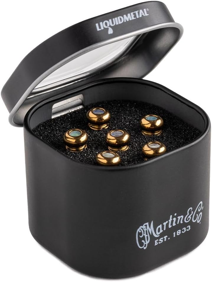 LUXE BY MARTIN Acoustic Guitar Bridge Pins for Enhanced Sound