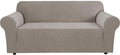 Stretch Sofa Covers for 3 Cushion Couch Slip Cover - Taupe