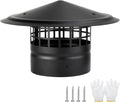 6 Inch Round Chimney Cap Cone Top with Screen - Better Vent