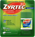 Zyrtec Allergy Relief 10 mg, 90 Tablets - Fast, All-Day Relief