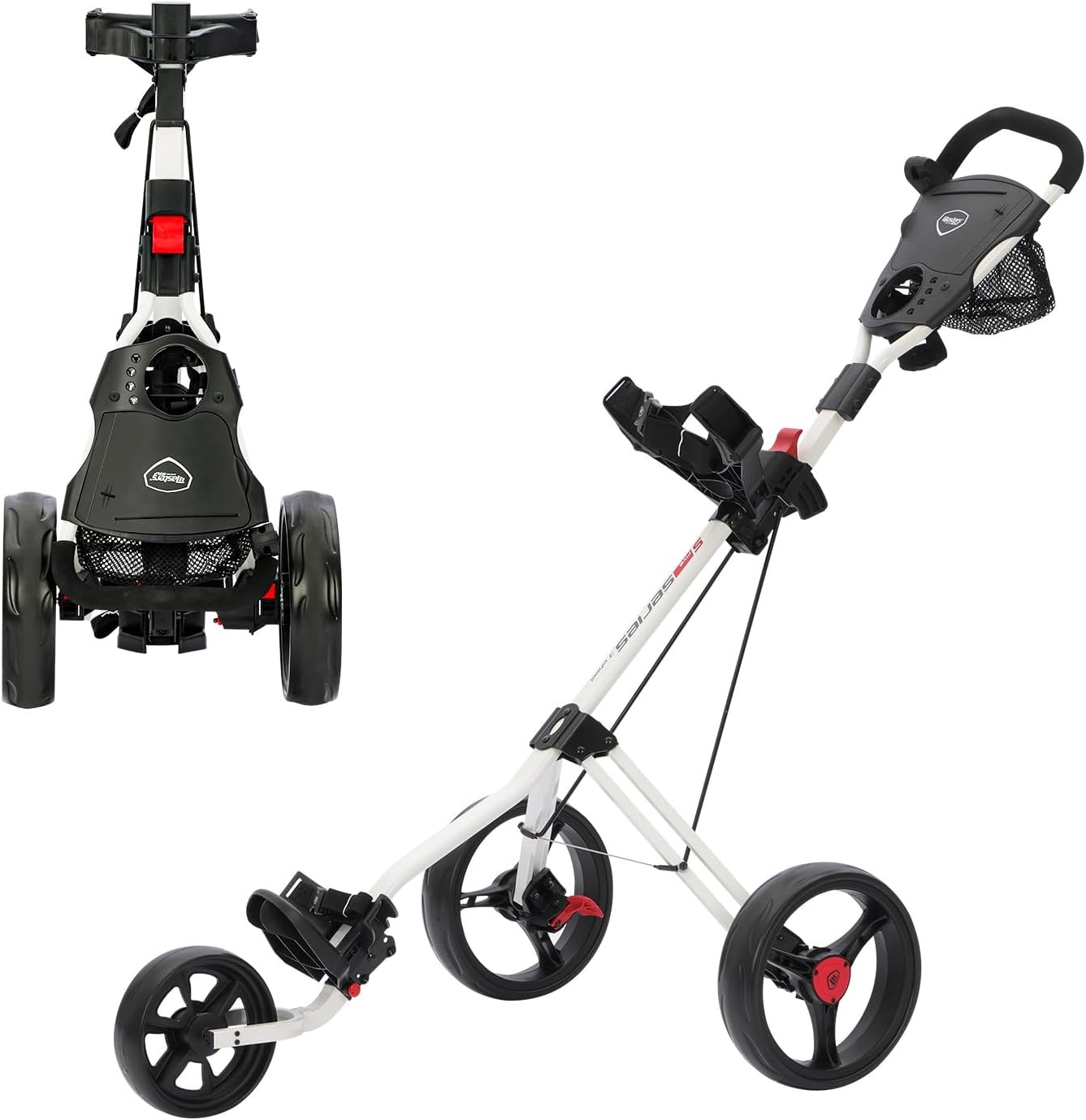 GC27 Lightweight 3-Wheel Golf Push Cart - XDriveMax