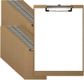 Letter Size Clipboards 42 Pack - Durable Wooden Letter Clipboards