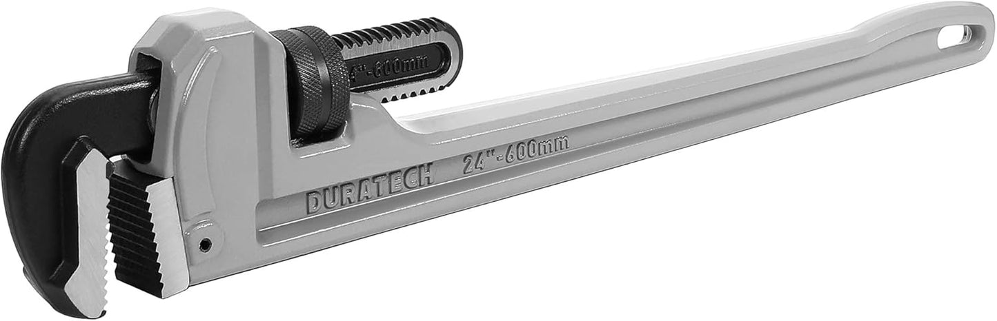 DURATECH 24-inch Heavy Duty Aluminum Pipe Wrench for Professionals