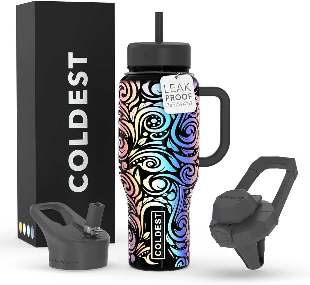 Coldest Tumbler with Handle and Straw Lid for Ultimate Hydration