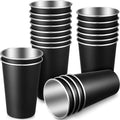 20 Pack 16 oz Stainless Steel Pint Cups for Every Occasion