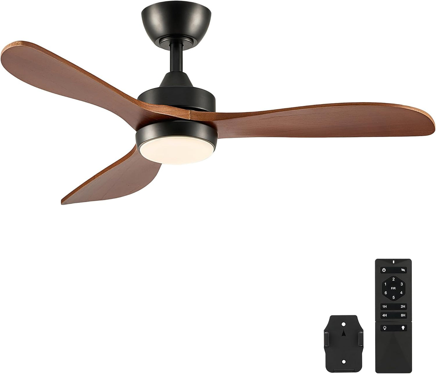 VONLUCE 42 Inch Ceiling Fan with Lights and Remote Control