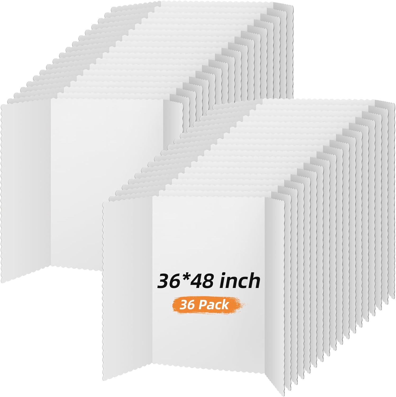 Ctosree 36 Pcs Tri Fold Display Board for Presentations