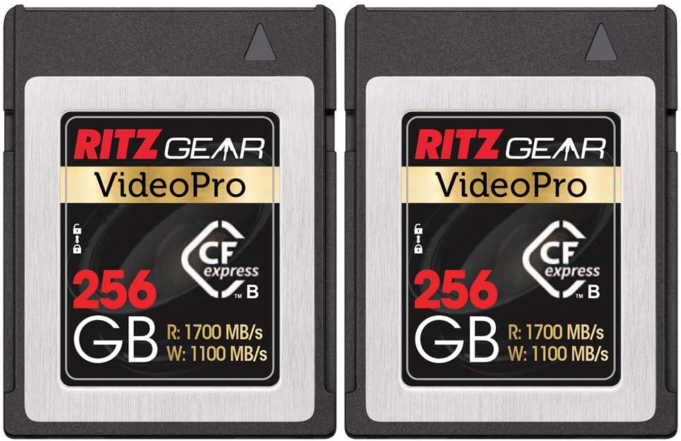 Ritz Gear CFExpress Type B 256GB Card for Canon & Panasonic Cameras