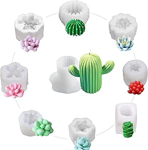 Navani Succulent Silicone Mold for DIY Candle and Soap Making