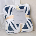 LOMAO Sherpa Fleece Blanket 60in x 80in - Dual Sided Cozy Throw