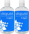 Sliquid H2O Water-Based Lube 8.5 Fl Oz 2 Pack - Clear, Long-Lasting
