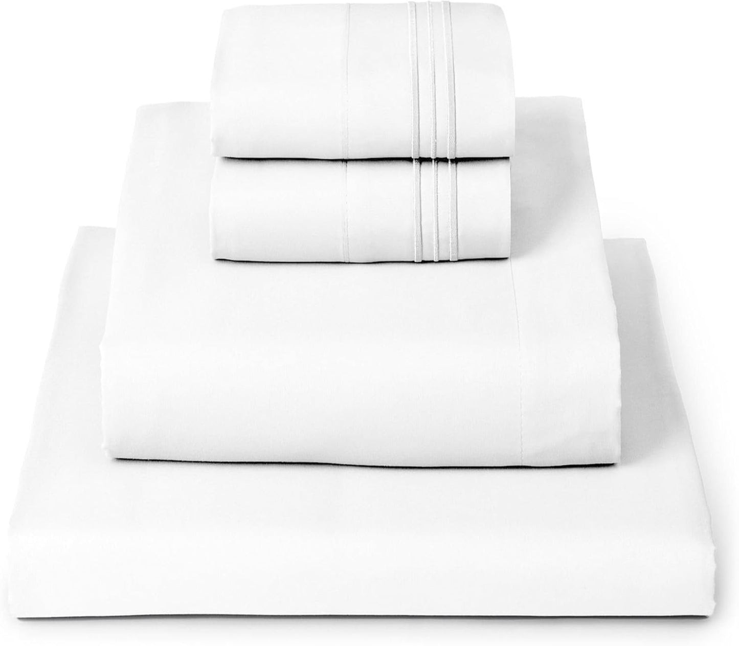 Mellanni Queen Sheets Set - Luxury Cooling Bed Sheets for Comfort